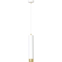 Kibo 8 white&gold tube pendant lamp Emibig