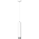 Kibo 8 white&chrome tube pendant lamp Emibig