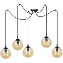 Gigi V black&honey glass balls pendant lamp Emibig