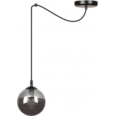 Gigi 14 black&graphite glass ball pendant lamp Emibig