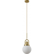 Stylowa Lampa wisząca szklana glamour Pearl 20 biało-złota Step Into Design nad stół