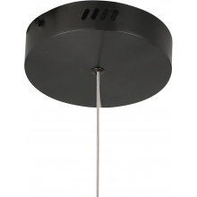 Stylowa Lampa wisząca okrągła Circle LED 40 tytanowa Step Into Design nad stół