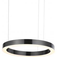 Stylowa Lampa wisząca okrągła Circle LED 60 tytanowa Step Into Design nad stół