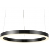 Stylowa Lampa wisząca okrągła Circle LED 100 tytanowa Step Into Design nad stół