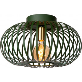 Manuela 40 green round wire ceiling lamp Lucide