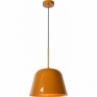 Stylowa Lampa wisząca metalowa Misha 31 żółty połysk Lucide nad stół