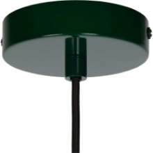 Stylowa Lampa wisząca metalowa Rozalla 50 zielony połysk Lucide nad stół
