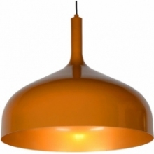 Stylowa Lampa wisząca metalowa Rozalla 50 żółty połysk Lucide nad stół