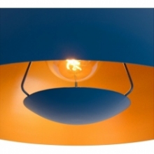 Stylowa Lampa wisząca Siemon 40 niebieska Lucide nad stół