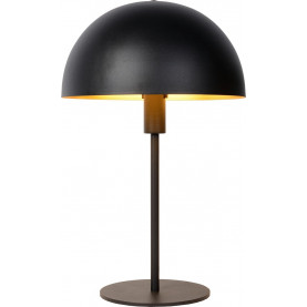 Siemon black bedroom lamp Lucide