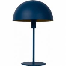 Elegancka Lampa stołowa "grzybek" Siemon niebieska Lucide do gabinetu i pracowni