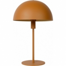 Stylowa Lampa stołowa "grzybek" Siemon żółta Lucide na stolik nocny