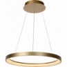 Stylowa Lampa wisząca okrągła glamour Vidal 58 matowe złoto Lucide nad stół