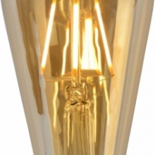 Modna Żarówka dekoracyjna LED ST64 Filament E27/5W 500LM 2700K bursztynowa Lucide