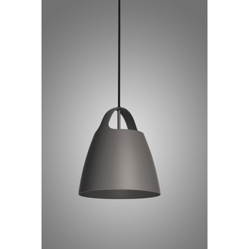 Metalowa Lampa wisząca designerska Belcanto 35 Steeple Grey LoftLight nad stół
