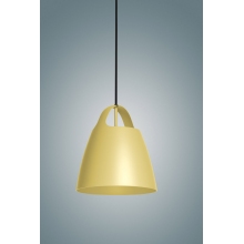 Metalowa Lampa wisząca designerska Belcanto 28 Dusky Citron LoftLight nad stół