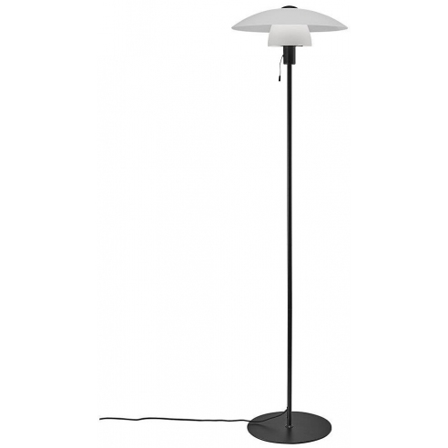 Lampa podłogowa do salonu | Lampa podłogowa nowoczesna Verona biały opal Nordlux