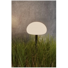 Lampy ogrodowe i zewnętrzne | Lampa ogrodowa wbijana Sponge Spike czarno-biała Nordlux