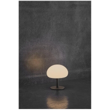Lampy ogrodowe i zewnętrzne | Lampa ogrodowa stołowa Sponge 20 czarno-biała Nordlux