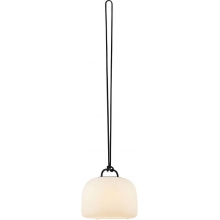 Lampy ogrodowe i zewnętrzne | Lampa zewnętrzna wisząca Kettle LED 22 czarna/biała Nordlux