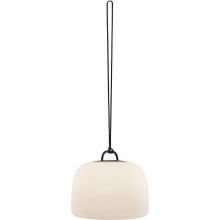 Lampy ogrodowe i zewnętrzne | Lampa zewnętrzna wisząca Kettle LED 36 czarna/biała Nordlux