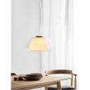 Lampa wisząca szklana Jelly 39 biały opal Nordlux