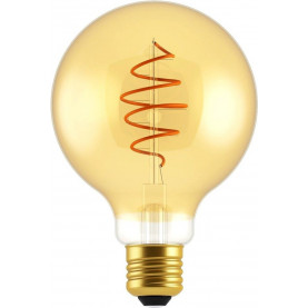 Deco Spiral Globe E27 bulb 50w gold Nordlux