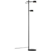 Lampa podłogowa do salonu | Lampa podłogowa podwójna Clyde LED czarna Nordlux