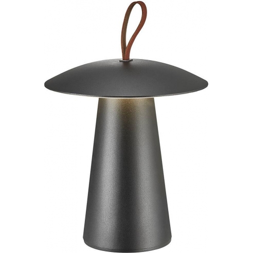 Lampy ogrodowe i zewnętrzne | Lampa zewnętrzna stojąca Ara LED czarna Nordlux