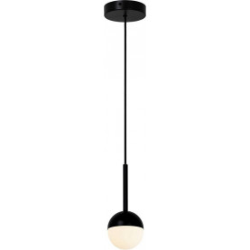 Lampa wisząca szklana kula Contina 10 czarny/opal Nordlux