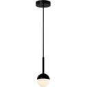 Lampa wisząca szklana kula Contina 10 czarny/opal Nordlux