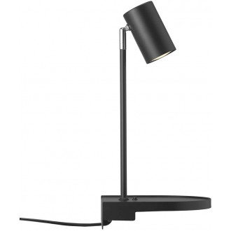 Cody black shelf wall lamp with usb Nordlux