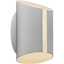 Lampy ogrodowe i zewnętrzne | Kinkiet elewacyjny nowoczesny Grip LED biały Nordlux | Kinkiety zewnętrzne