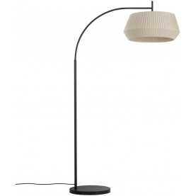 Dicte beige arched floor lamp Nordlux