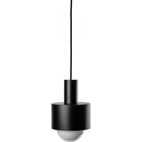 Lampa wisząca loft Enkel 17 czarna Ummo