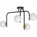 Ragnar 91 white&black glass balls semi flush ceiling light Emibig