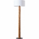 Lampa podłogowa do salonu | Lampa podłogowa drewniana Jimena sosna/biały Brilliant