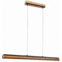 Lampa wisząca drewniana Deacon 110 LED czarny mat Trio