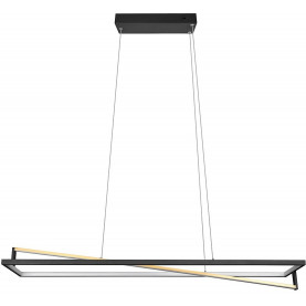 Edge 118 LED black modern pendant lamp Trio