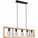 Agra 100 wooden pendant lamp Trio
