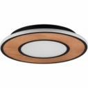 Plafon drewniany loft Deacon 50 LED czarny mat Trio