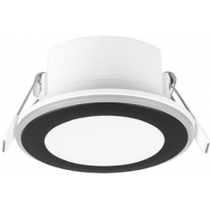 Aura LED 8 black recessed spotlight Trio