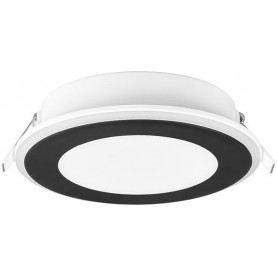 Aura LED 15 black recessed spotlight  Trio