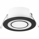 Core 8 black recessed spotlight Trio