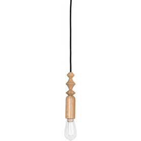 Loft Tammi wooden pendant lamp Kolorowe Kable