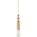 Loft Tammi wooden pendant lamp Kolorowe Kable