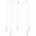 Loft Multi Metal Line V white&elderberry "spider" pendant lamp Kolorowe Kable