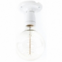 Loft Ceramic white "bulb" wall&ceiling lamp Kolorowe Kable