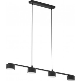 Dallas IV LED black modern pendant lamp TK Lighting