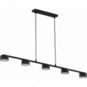 Dallas V LED black modern pendant lamp TK Lighting